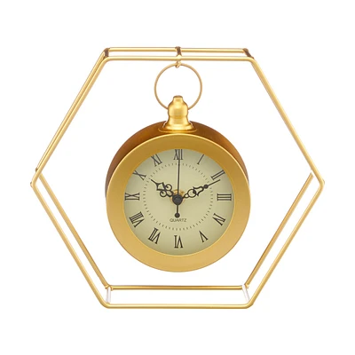 Octagon Hanging Table Clock
