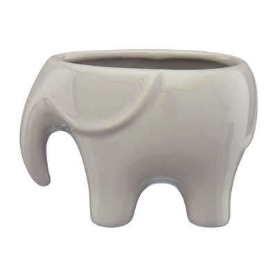 Ceramic Elephant Shaped Planter