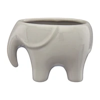 Ceramic Elephant Shaped Planter