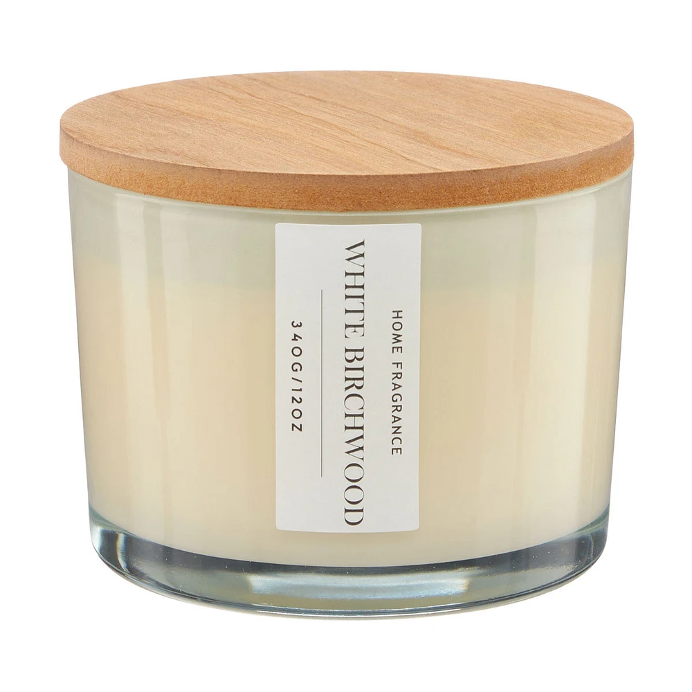 Home Fragrance White Birchwood Scented Candle