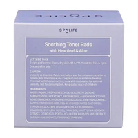 SpaLife Soothing Toner Pads, 60 Counts