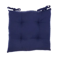 Decorative Square Cushion Seat, Blue