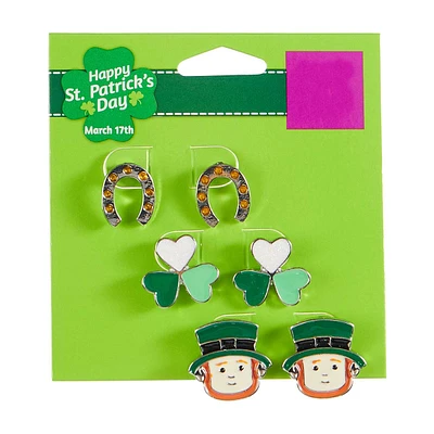 Happy St. Patrick's Day Theme Earrings