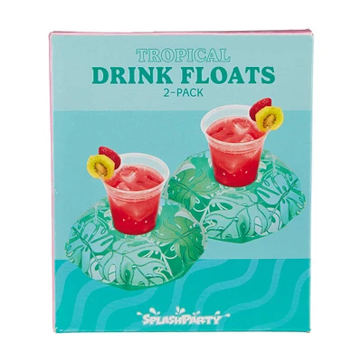 Splash Party Tropical Drink Floats, Pack of 2