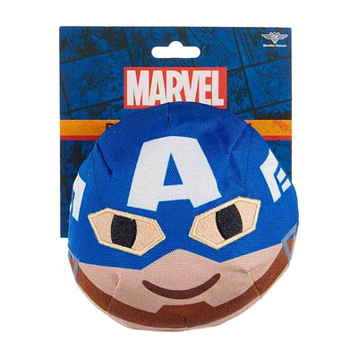 Buckle-Down Captain America Face Dog Toy