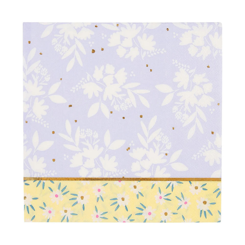 Floral Print Lunch Napkins