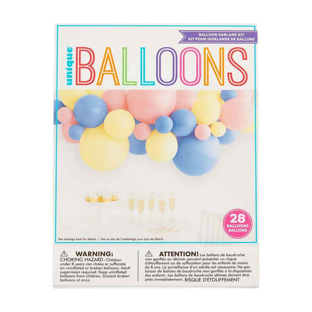 Unique Spring Colors Balloon Garland Kit