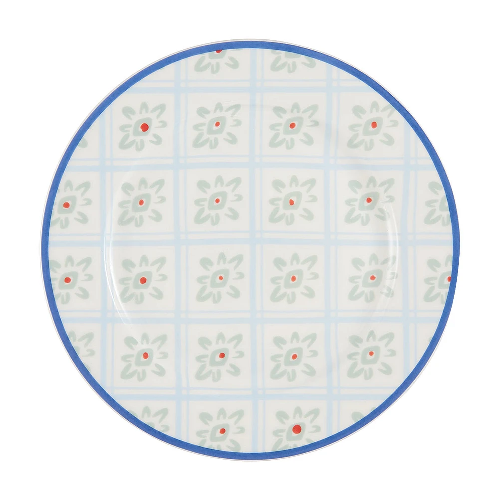 Decorative Ceramic Salad Plate, 8 in