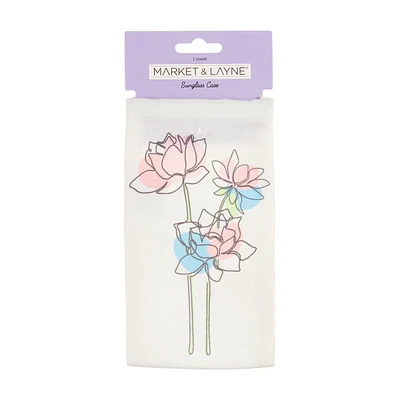 Market & Layne Floral Sunglass Case, 1 ct