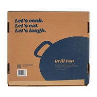 Cast Iron Grilling Pan, Black