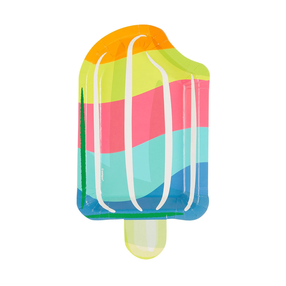 Decorative Popsicle Shaped Plates