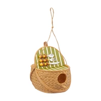 Resin 'Picnic Basket' Hanging Birdhouse