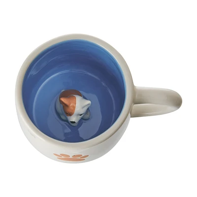 Paw Print Ceramic Mug, 12 oz