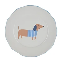 Animal Print Ceramic Plate, 8 in