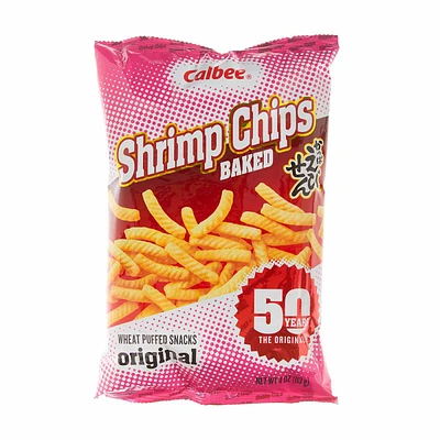 Calbee Shrimp Baked Chips, Original, 4 oz