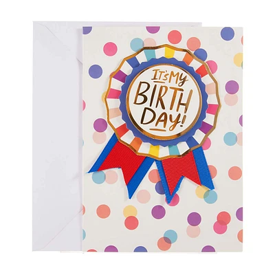 It's My Birthday Badge Card