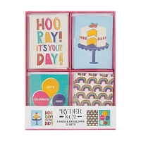 Ryder & Co Decorative Cards And Envelopes, 12 Set