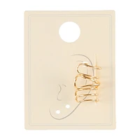 Golden Ear Cuffs, 3 ct