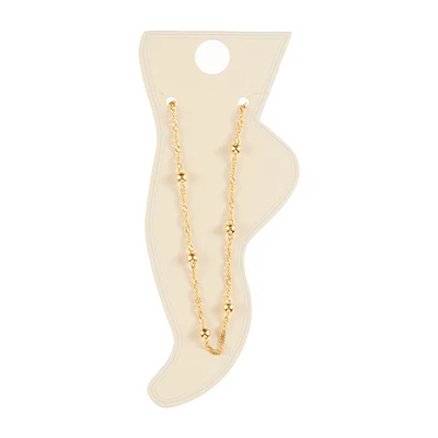 Golden Little Balls Anklet Bracelet