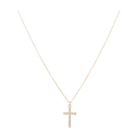 Strass Cross Necklace