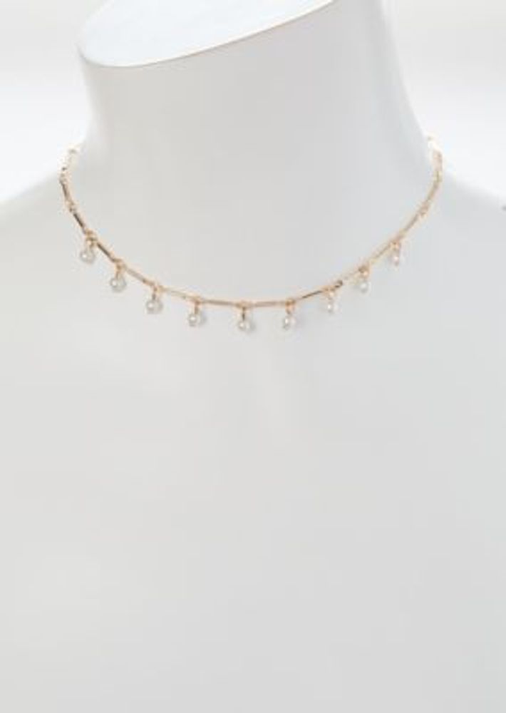 dangle charm choker