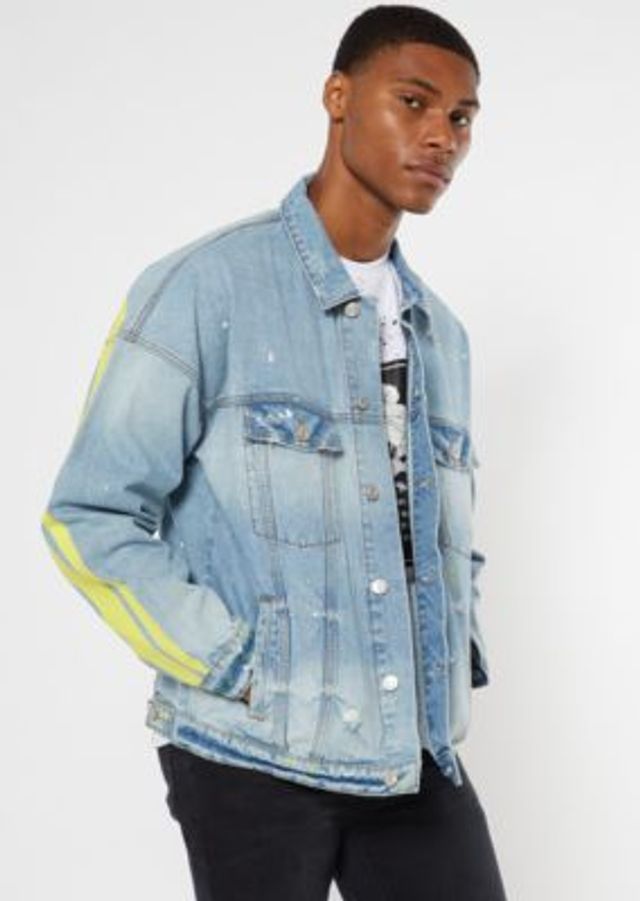 Rue21 Light Wash Ripped Jean Jacket 