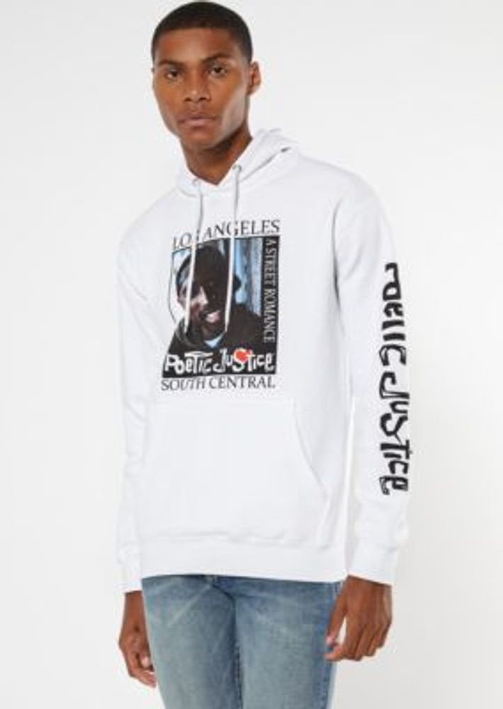 white poetic justice hoodie