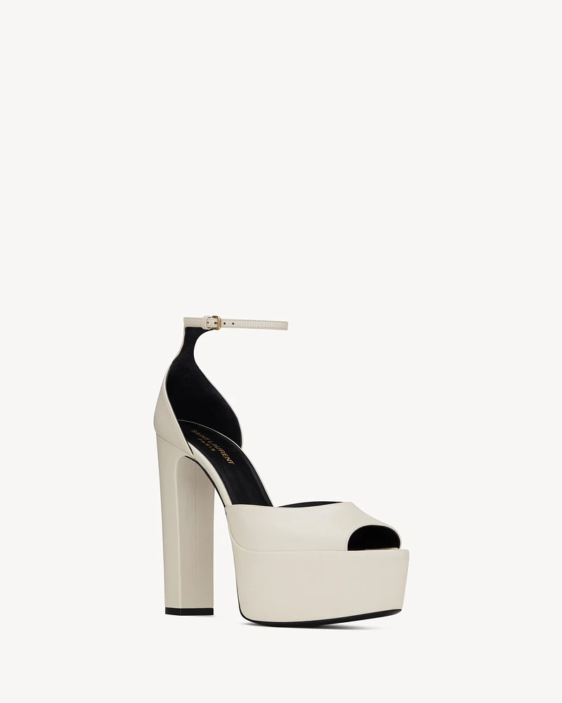 JODIE platform sandals smooth leather