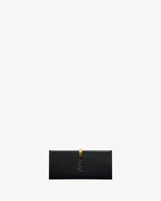 minaudière in brushed leather