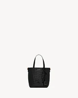 Mini toy   shopping Saint Laurent IN CROCODILE-EMBOSSED LEATHER
