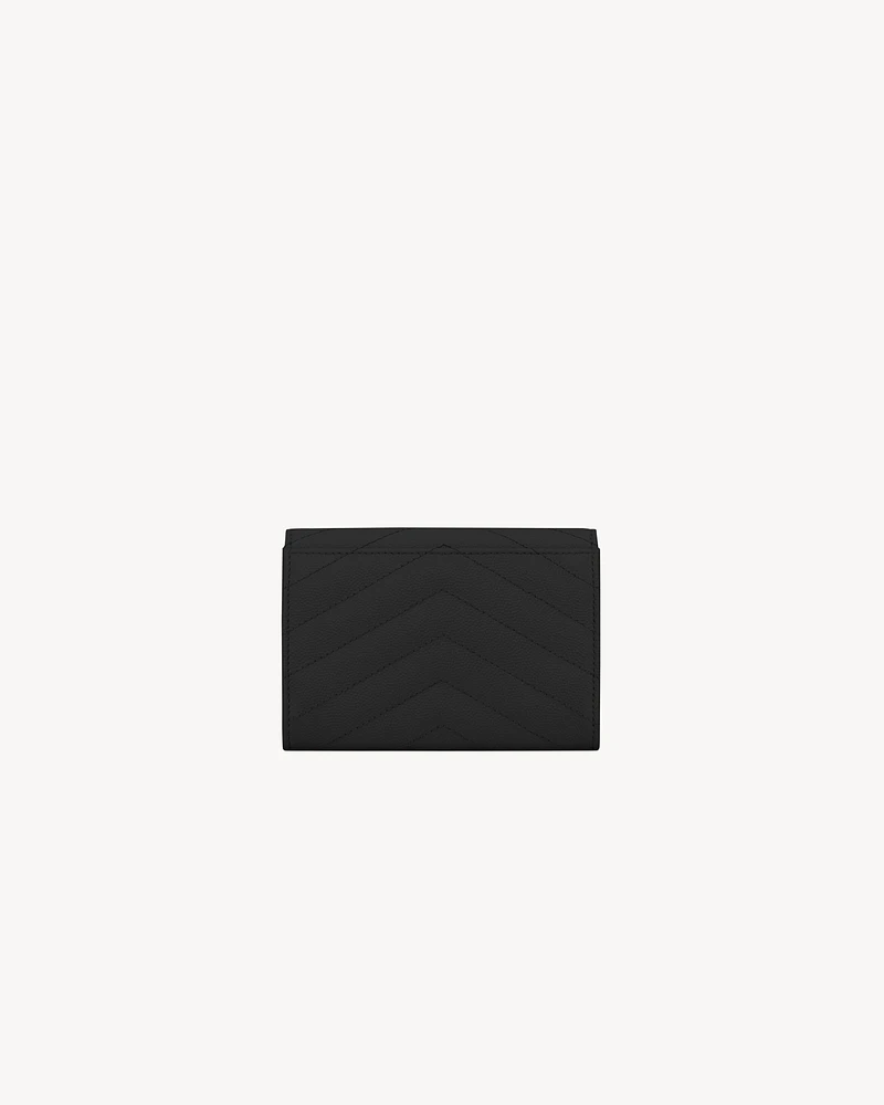 CASSANDRE MATELASSÉ small envelope wallet in grain de poudre leather