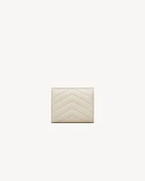 CASSANDRE MATELASSÉ MULTI-FOLDED WALLET IN GRAIN DE POUDRE LEATHER
