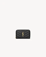 CASSANDRE MATELASSÉ coin card wallet in lambskin