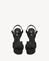 TRIBUTE platform sandals smooth leather