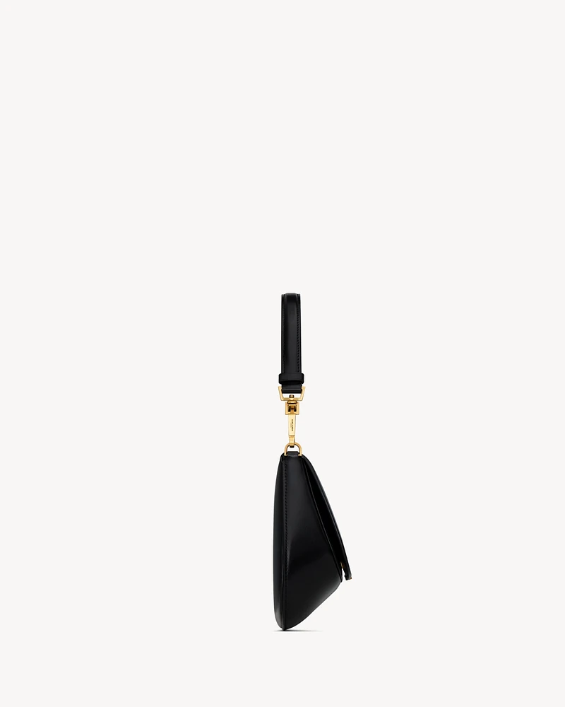 Mini VOLTAIRE TOP HANDLE bag in BOX SAINT LAURENT