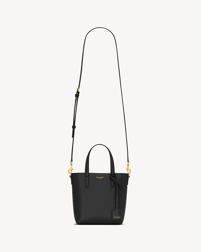 Mini Toy SHOPPING SAINT LAURENT in box leather