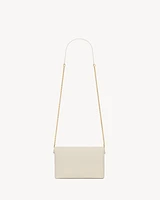 CASSANDRE chain clutch in lambskin