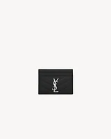 CASSANDRE MATELASSÉ card case in grain de poudre leather