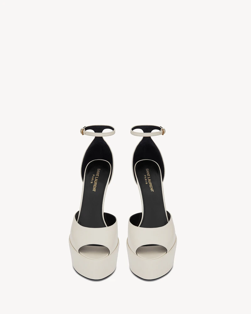 JODIE platform sandals smooth leather