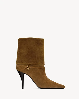 NIKI booties suede