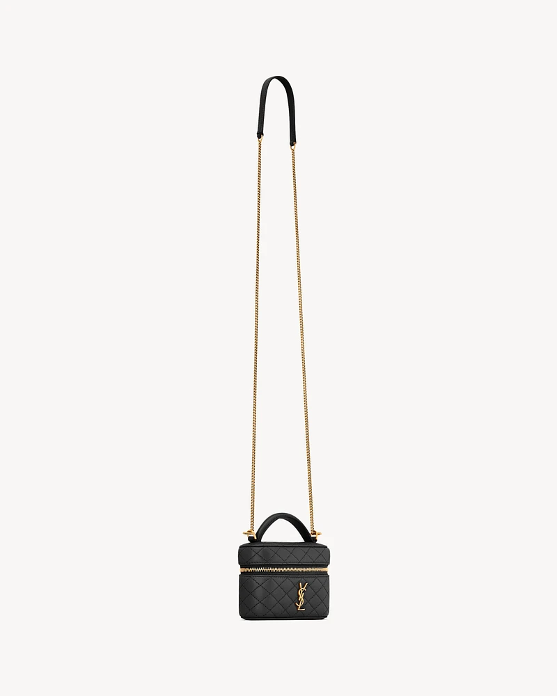 GABY micro vanity bag in lambskin