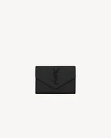CASSANDRE MATELASSÉ small envelope wallet in grain de poudre leather