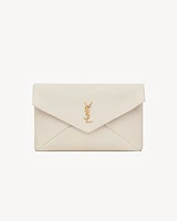 CASSANDRE large envelope pouch in lambskin