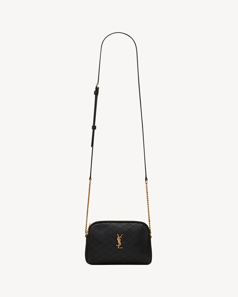 GABY ZIPPERED POUCH IN LAMBSKIN
