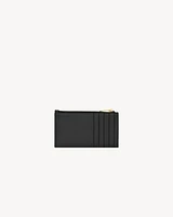 CASSANDRE MATELASSÉ FRAGMENTS CARD CASE IN LAMBSKIN