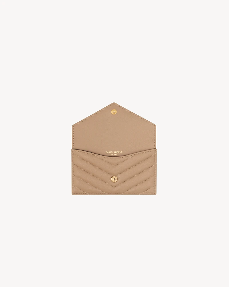 CASSANDRE FRAGMENTS FLAP CARD CASE IN LAMBSKIN