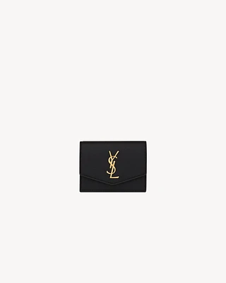 UPTOWN business-card case in grain de poudre leather