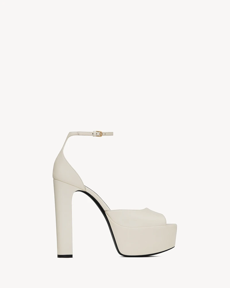 JODIE platform sandals smooth leather