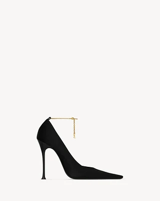 RÉGINE pumps satin crepe