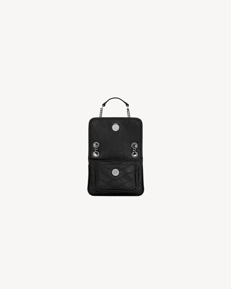 NIKI micro bag in leather